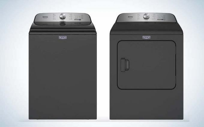 ה-Maytag MED6500MBK הוא סט מכונת הכביסה והמייבש הטוב ביותר עבור חיות מחמד.