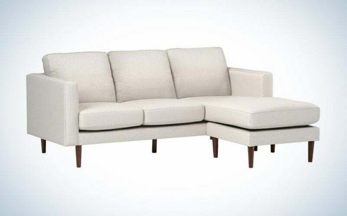 Rivet Revolve modern kárpitozott kanapé megfordítható szekcionált heverővel