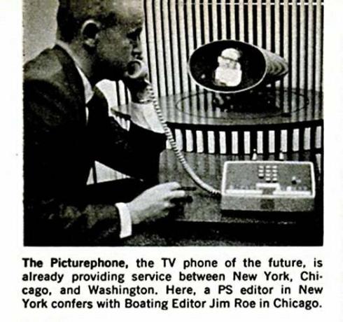 Godine 1965., Picturephone (tada opisivan kao 