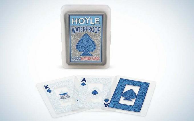 קלפי משחק שקופים אטומים למים Hoyle