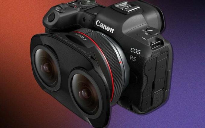 Объектив камеры Canon VR