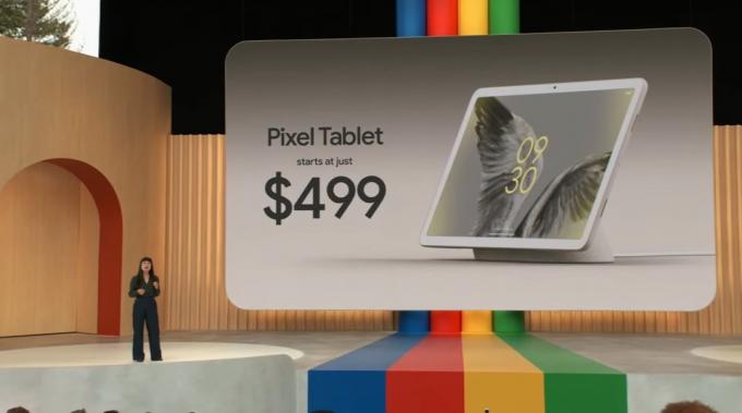 מחיר טאבלט Pixel הוכרז ב-Google IO 2023.