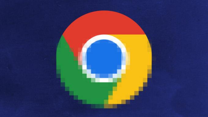 יומן Google Chrome, מנותק חלקית, כאילו נטען.