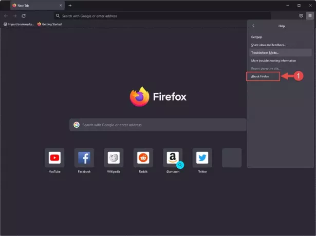 Firefox о