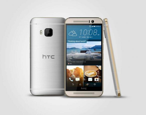 HTC One M9 בצבע כסף